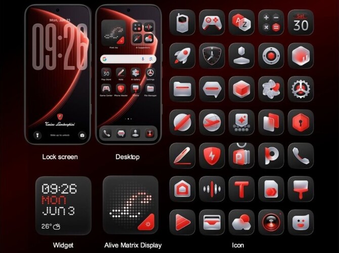 Így néz ki a Tecno mobiljainak Tonino Lamborghini különkiadásain a szoftver