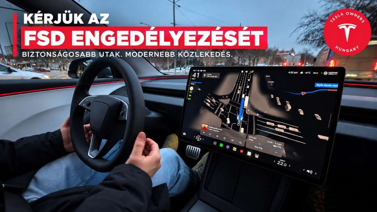 Hungarian Tesla owners request authorization for self-driving system