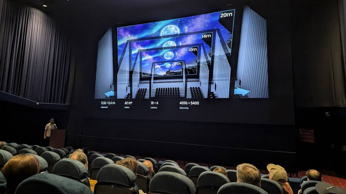 New technology arrives in Budapest cinemas: LED wall replaces traditional screen