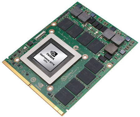GeForce GTX 480M MXM formátumban