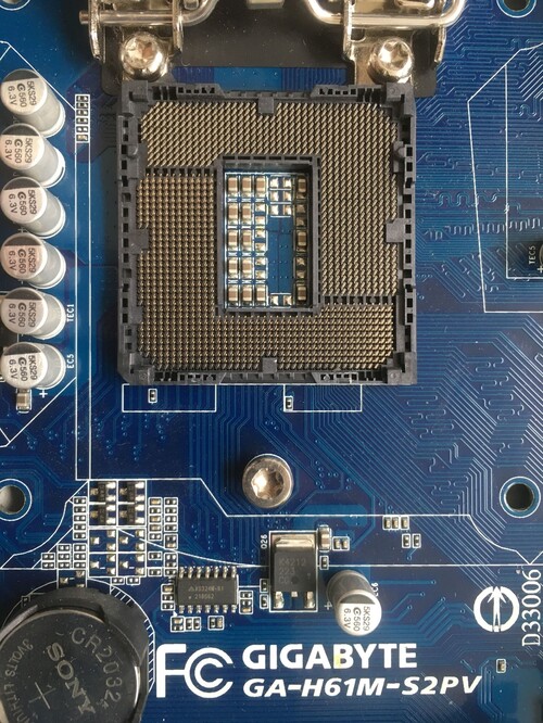 Gigabyte GAH61MS2PV + hátlap + ajándék Intel Pentium DualCore CPU és