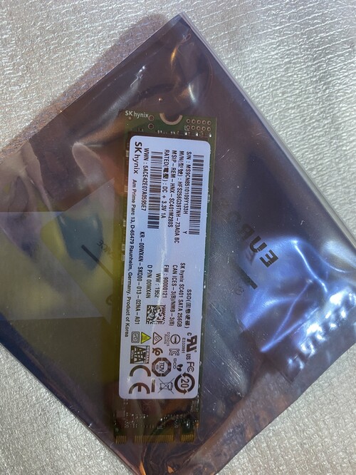 256GB M.2 SSD 2280 Sk Hynix SC401 0WX4N 256GB SSD M.2 SSD HFS256G39TN