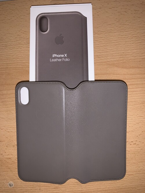 Elad Eredeti Apple Tokok IPhone X hez Leather Folio Silicone Case elad-eredeti-apple-tokok-iphone-x-hez-leather-folio-silicone-case