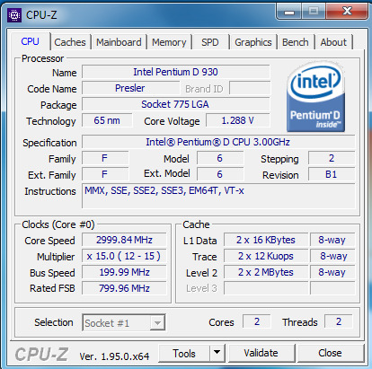 Сравнение производительности процессоров intel d930