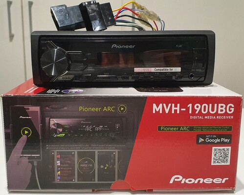 Pioneer mvh 190ubg схема