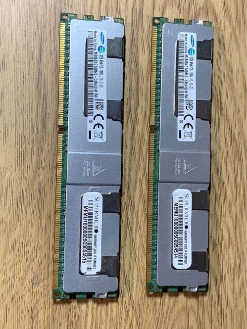 自宅保管品 HP 32GB 4RX4 PC3-14900L-13メモリーキット バーゲン