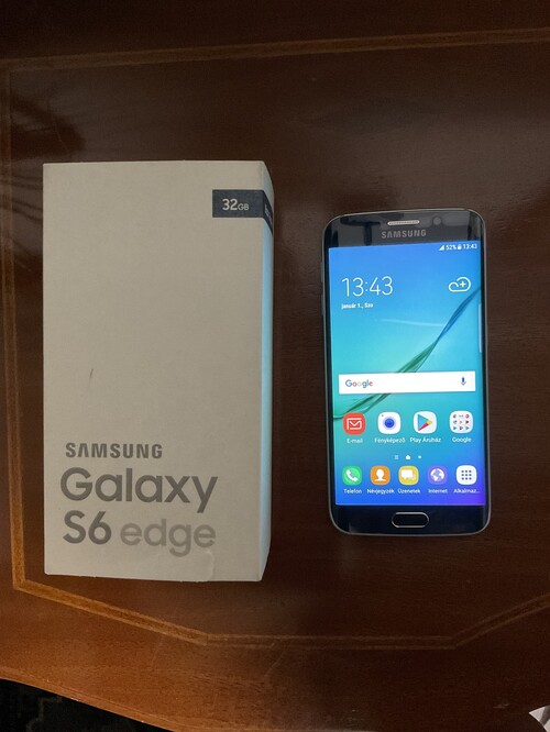 Samsung Galaxy S6 edge Black Sapphire 32GB (új akksi) - HardverApró