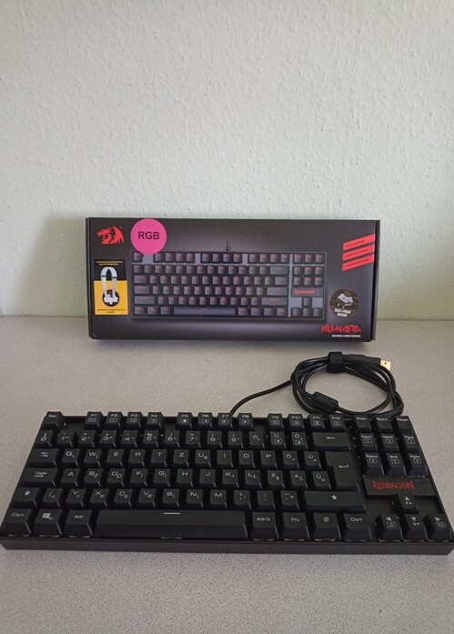 Redragon Kumara K552 RGB - Barna switch / Magyar kiosztás - HardverApró