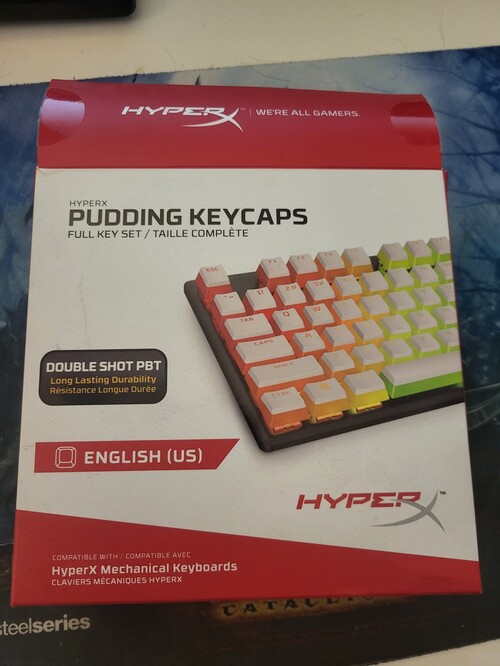 hyperX pudding keycaps HardverApró