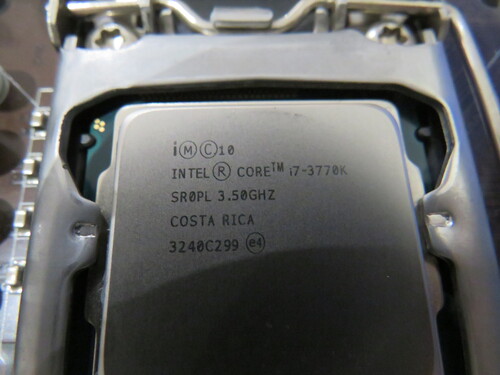 Intel i7-3770 + ASUS P8Z77V LX MEM4Gx4枚他-