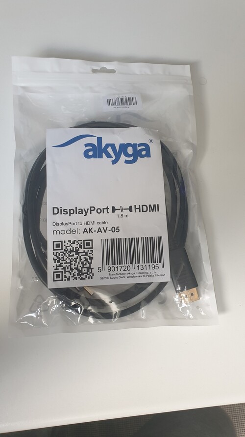 Cable DisplayPort AK-AV-10 1.8m