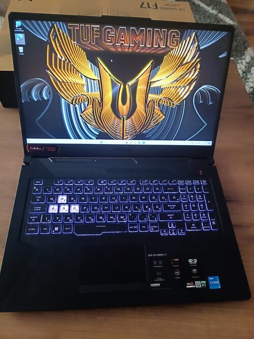 ASUS TUF 2025.05.hóig Garis Óriás Gamer Laptop 144Hz i5 11400H 16GB