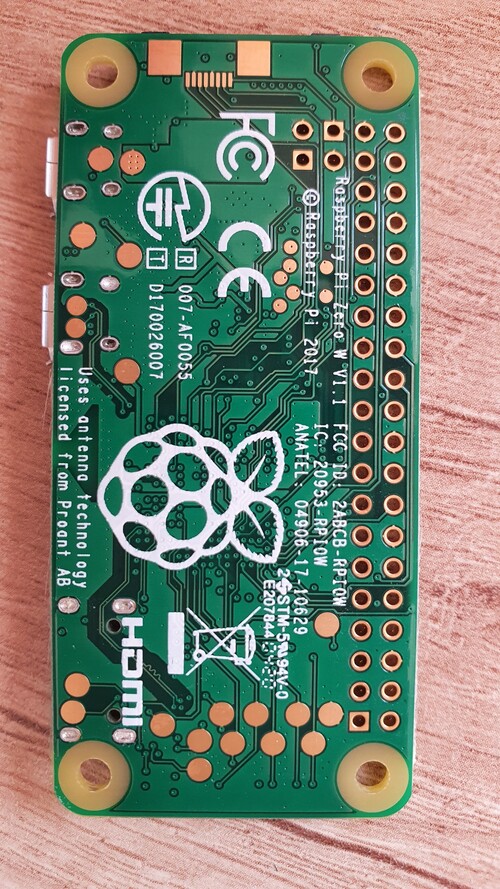 Raspberry Pi Zero W Headless Hardverapr