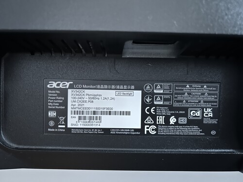 Acer Nitro XV342CKP au meilleur prix sur