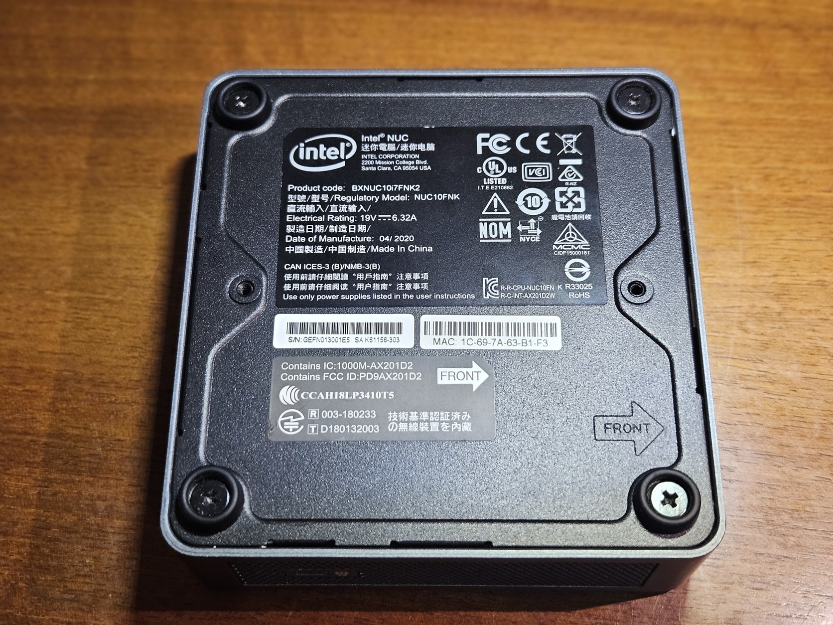 Intel NUC10 mini pc - HardverApró