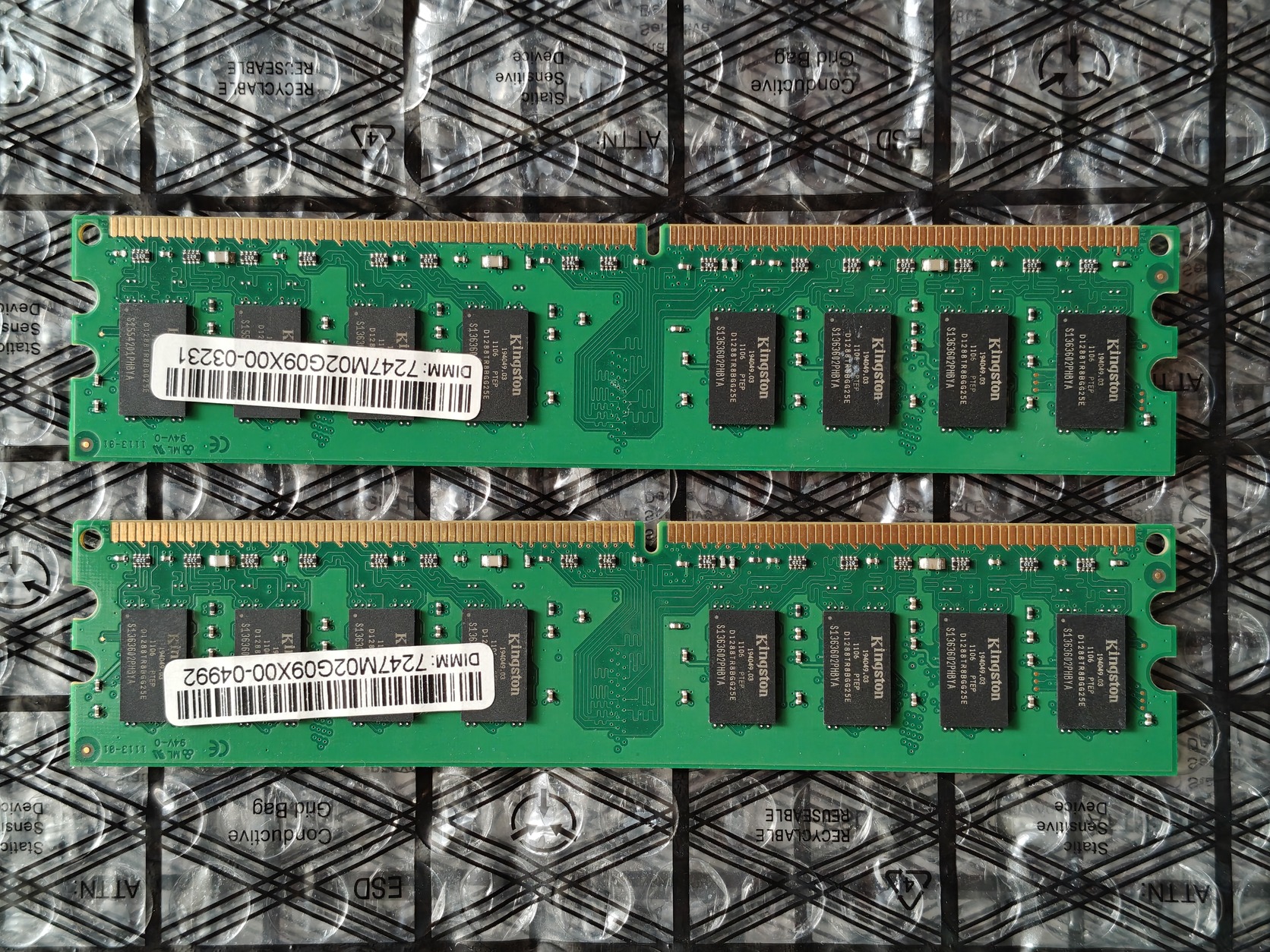 Kingston 4GB Kit (2x2GB) DDR2 PC2-5300 DDR2 CL5 memória modul - HardverApró