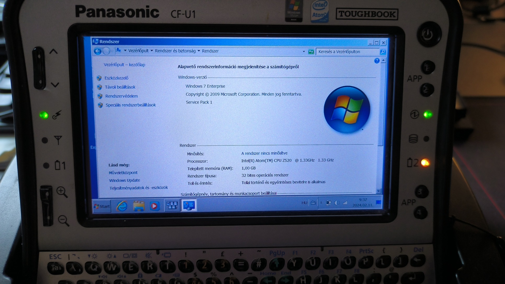 Panasonic CF-29 CF-29L3Q71BE Toughbook Pentium M 1