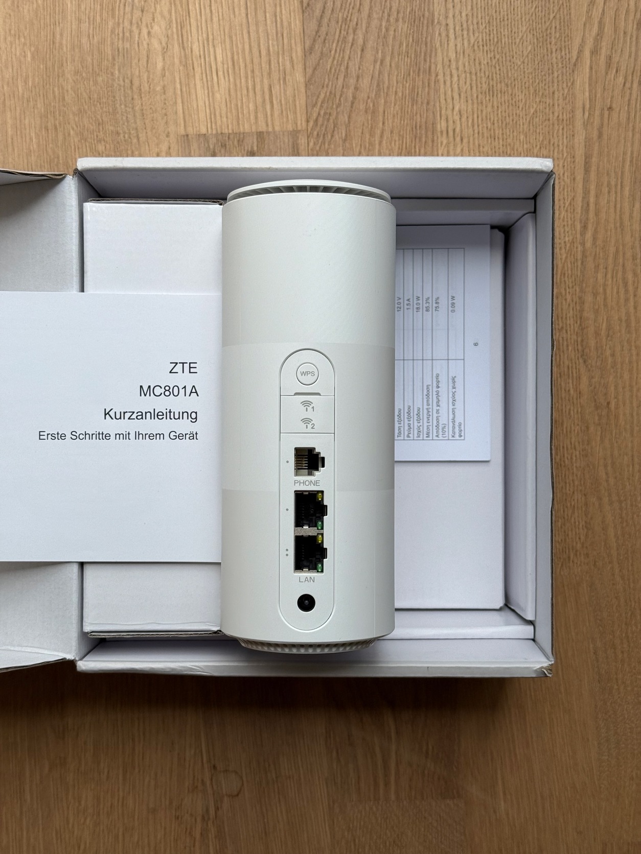 5G SIM wifi router ZTE MC801A - HardverApró