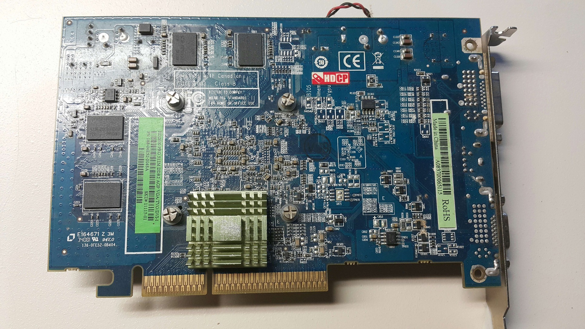 AGP Sapphire Ati Radeon HD2600Pro 512MB videokártya - HardverApró