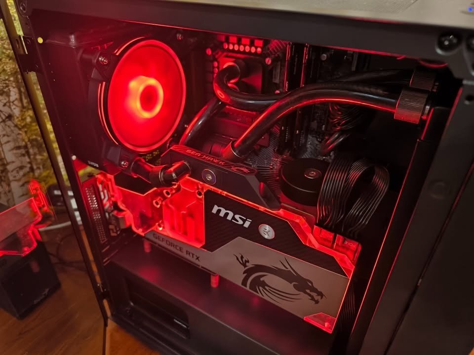 MSI RTX 2080 Super Sea Hawk X with EK block + full vízhűtéses rendszer ...