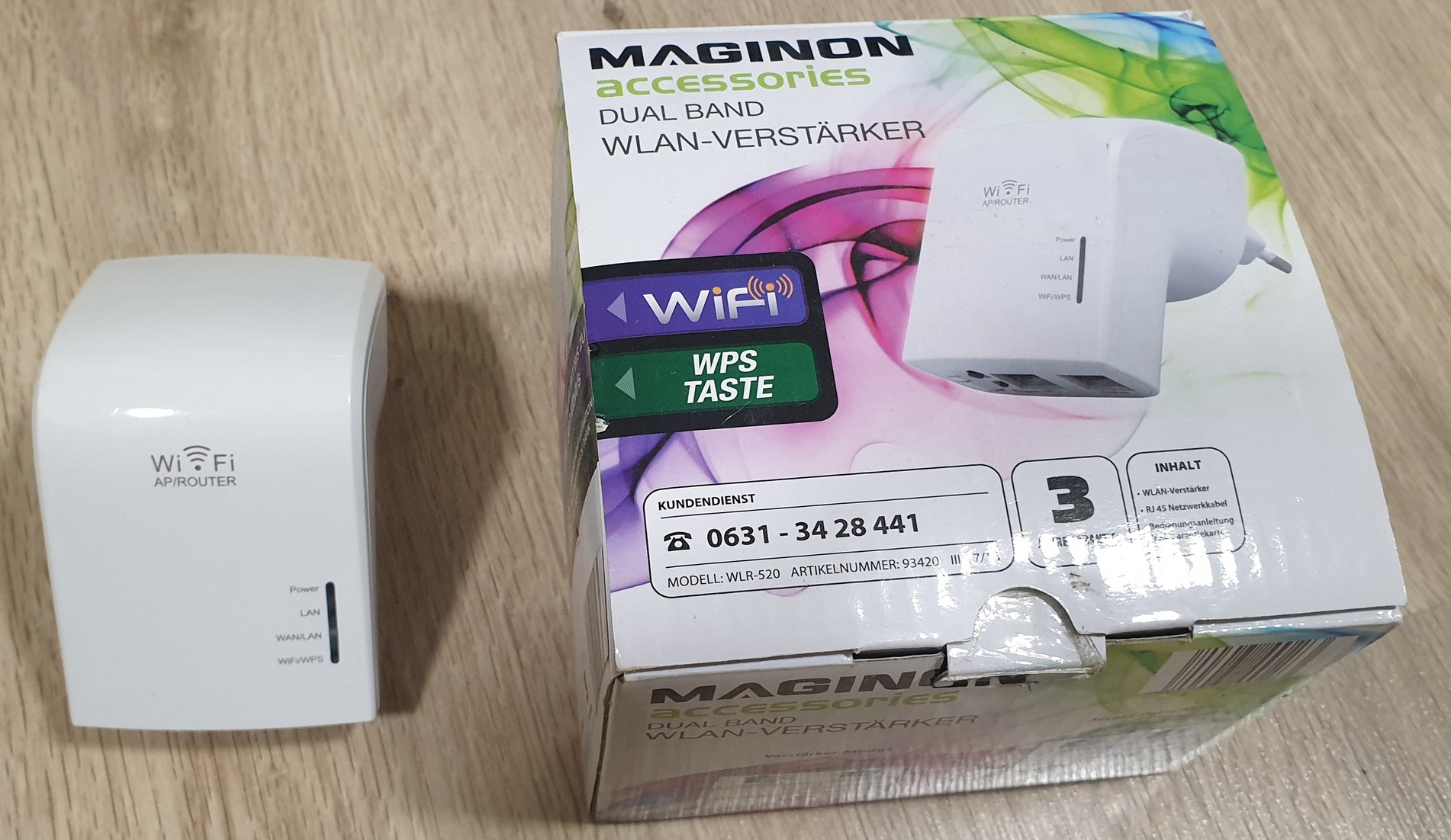 Maginet Wiifi Router Maginon Dual Band Wifi Router/AP/Repeater WLR-520 - HardverApró