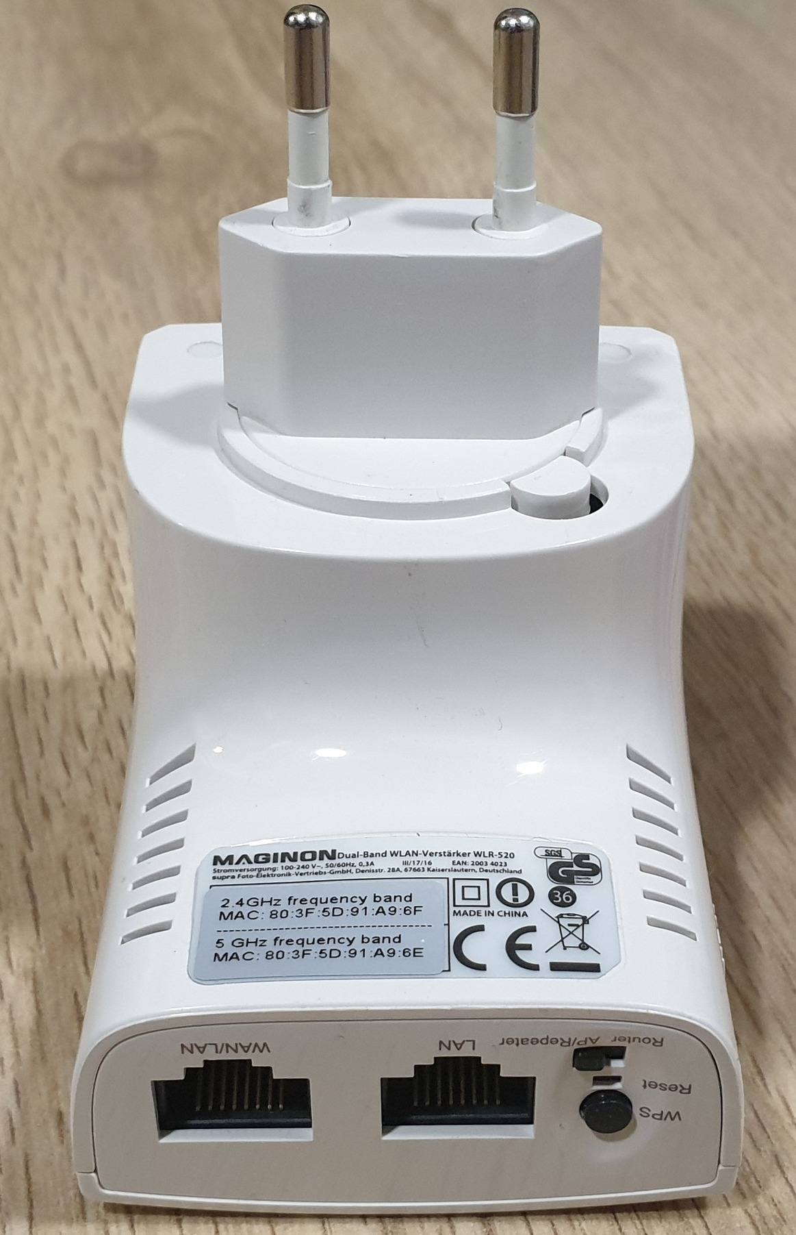 Maginet Wiifi Router Maginon Dual Band Wifi Router/AP/Repeater WLR-520 - HardverApró