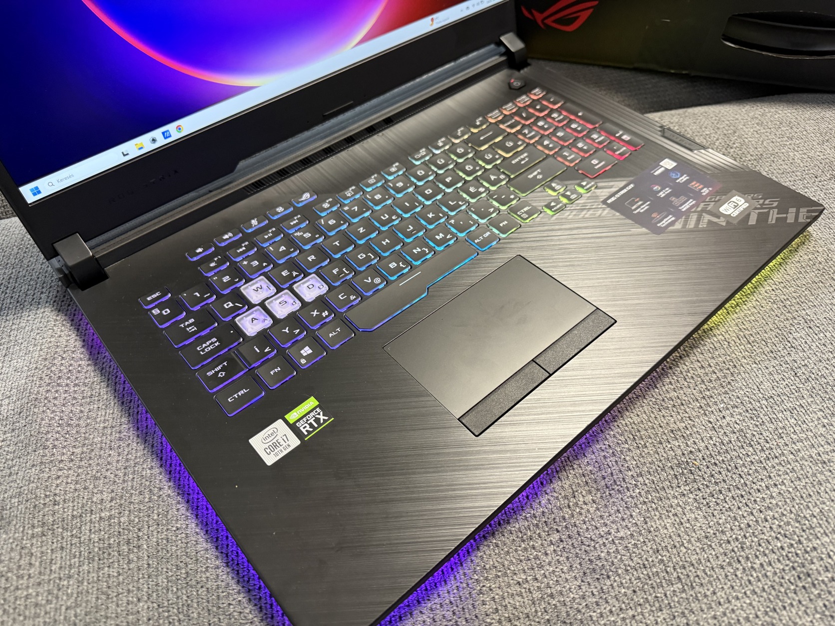 Scheda Madre ASUS GU502LW-BI7N6 Con I7-10750H E RTX 2070 Max-Q - Open Box