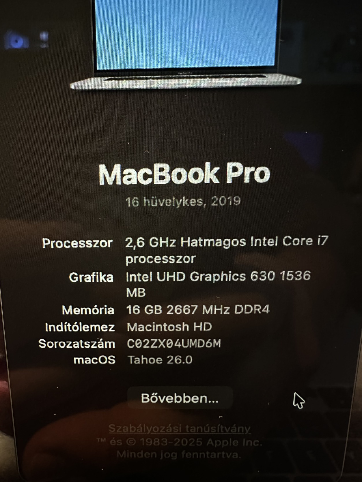 2019 Macbook Pro 16