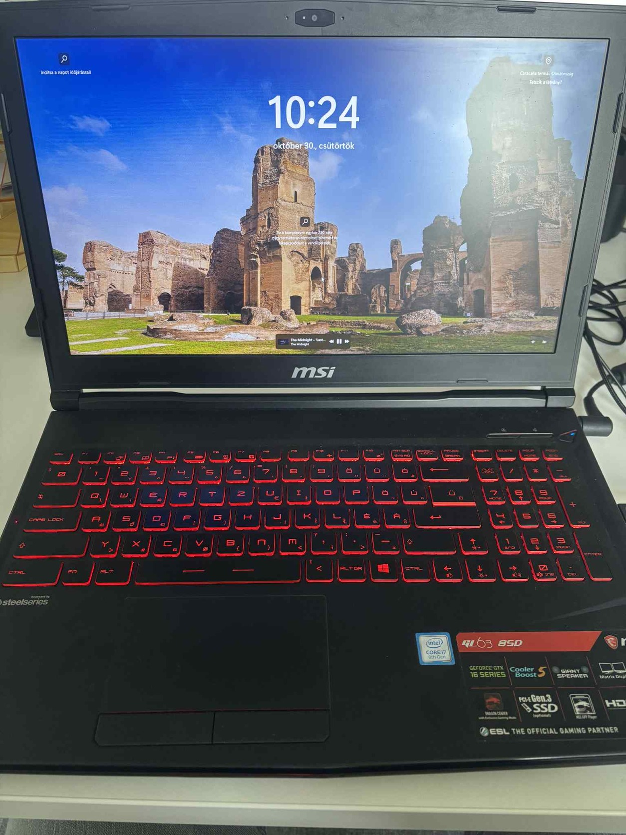 MSI GL63 8SD: i7 8th gen, 16 Gb ram, 1660 Ti! - HardverApró