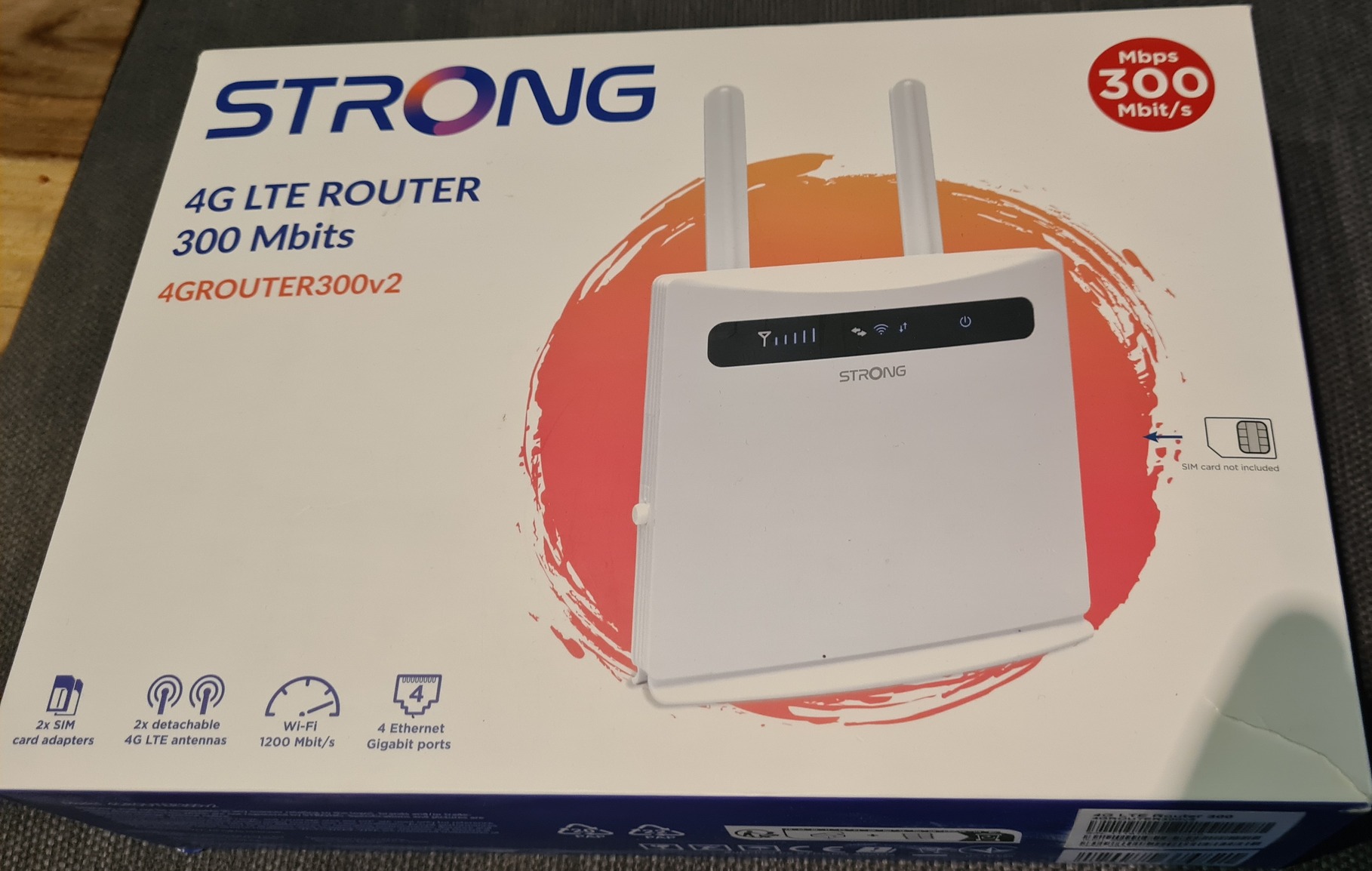 STRONG 4G LTE Router 300 V2 /DUPLA ANTENNÁS/ - DOBOZOS MINDEN TARTOZÉK ...