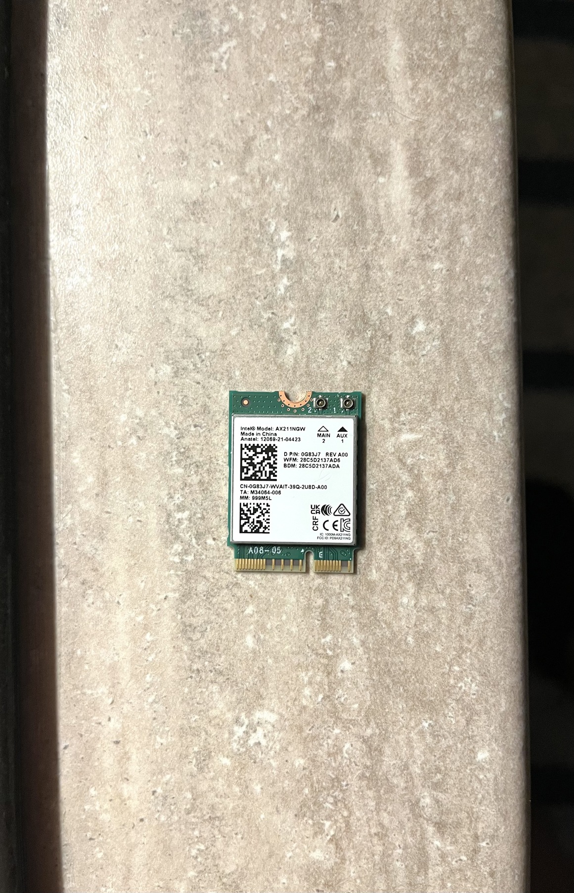 Intel AX211 Ngwg NV - HardverApró