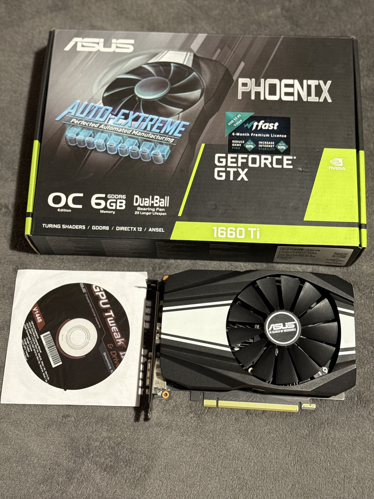 Asus Geforce Gtx 1660 Ti Phoenix Oc 6gb Asus Phoenix Asus Gtx 