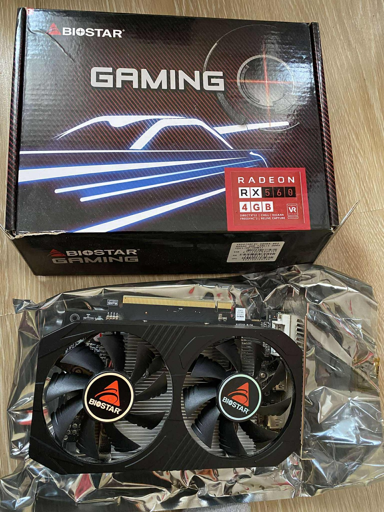 Biostar RX 560 4GB GDDR5 grafikus kártya - HardverApró