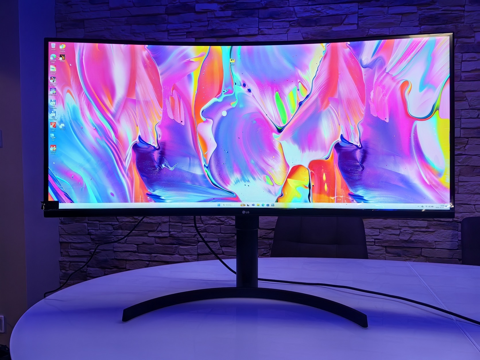LG 35WN75C Ívelt WQHD Gamer Monitor! 35