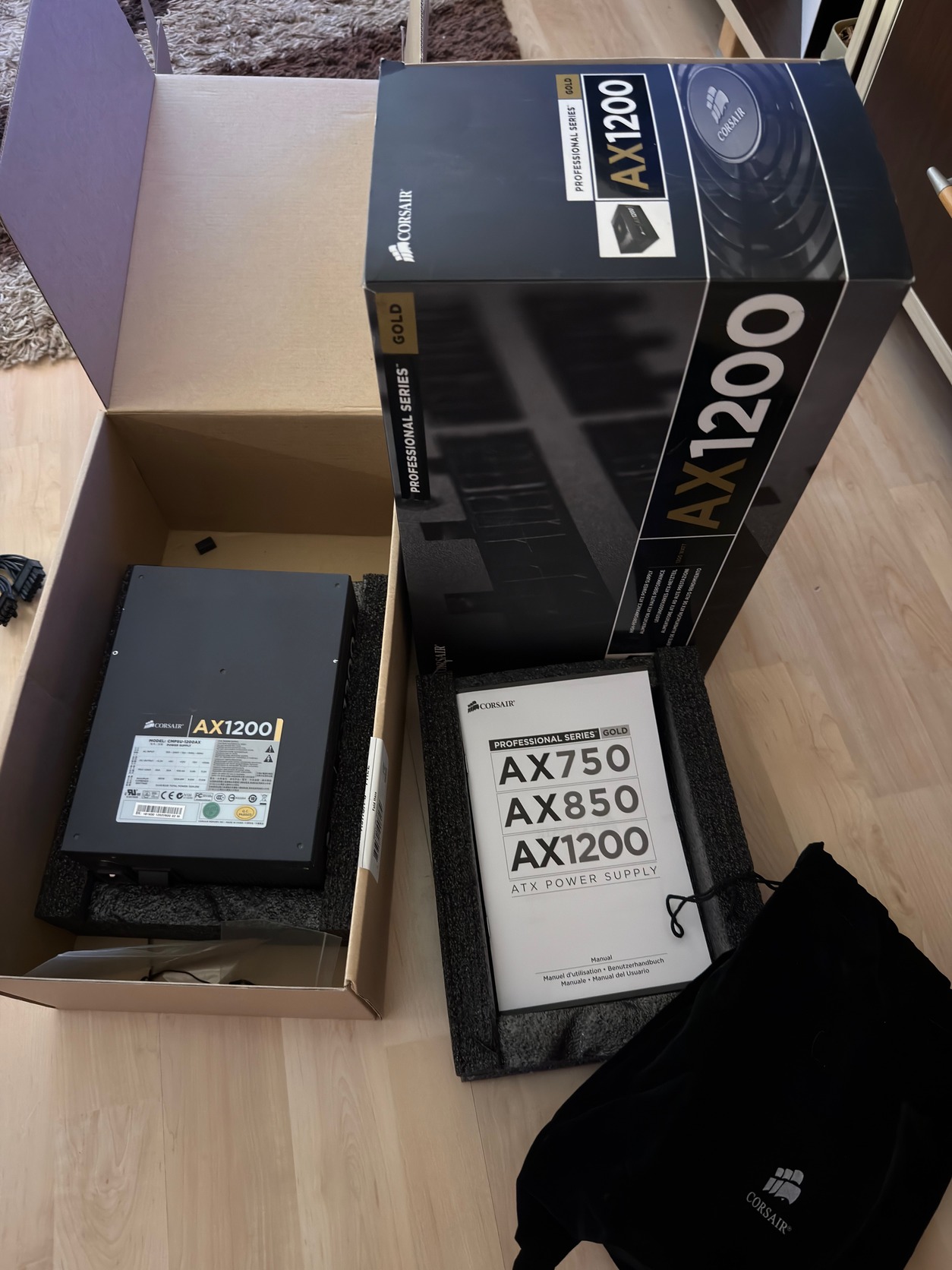 Ax1200 Module Corsair AX1200 Teljesen Moduláris Tápegység Eladó 80+ Gold - HardverApró