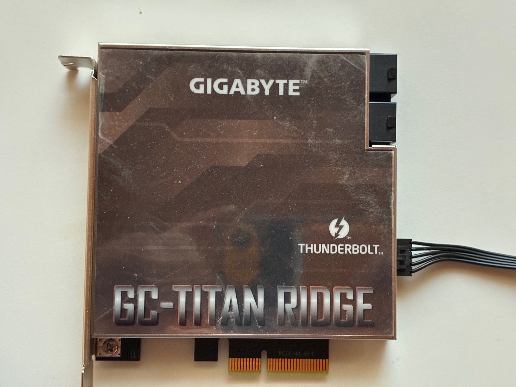Titan Ridge Gigabyte GC-TITAN RIDGE Thunderbolt 3 + Display Port bővítő kártya ...
