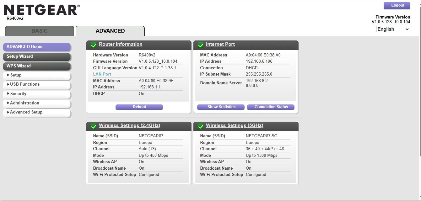 NETGEAR R6700 Nighthawk AC1750 Dual Band WiFi Router, Gigabit Ethernet ...