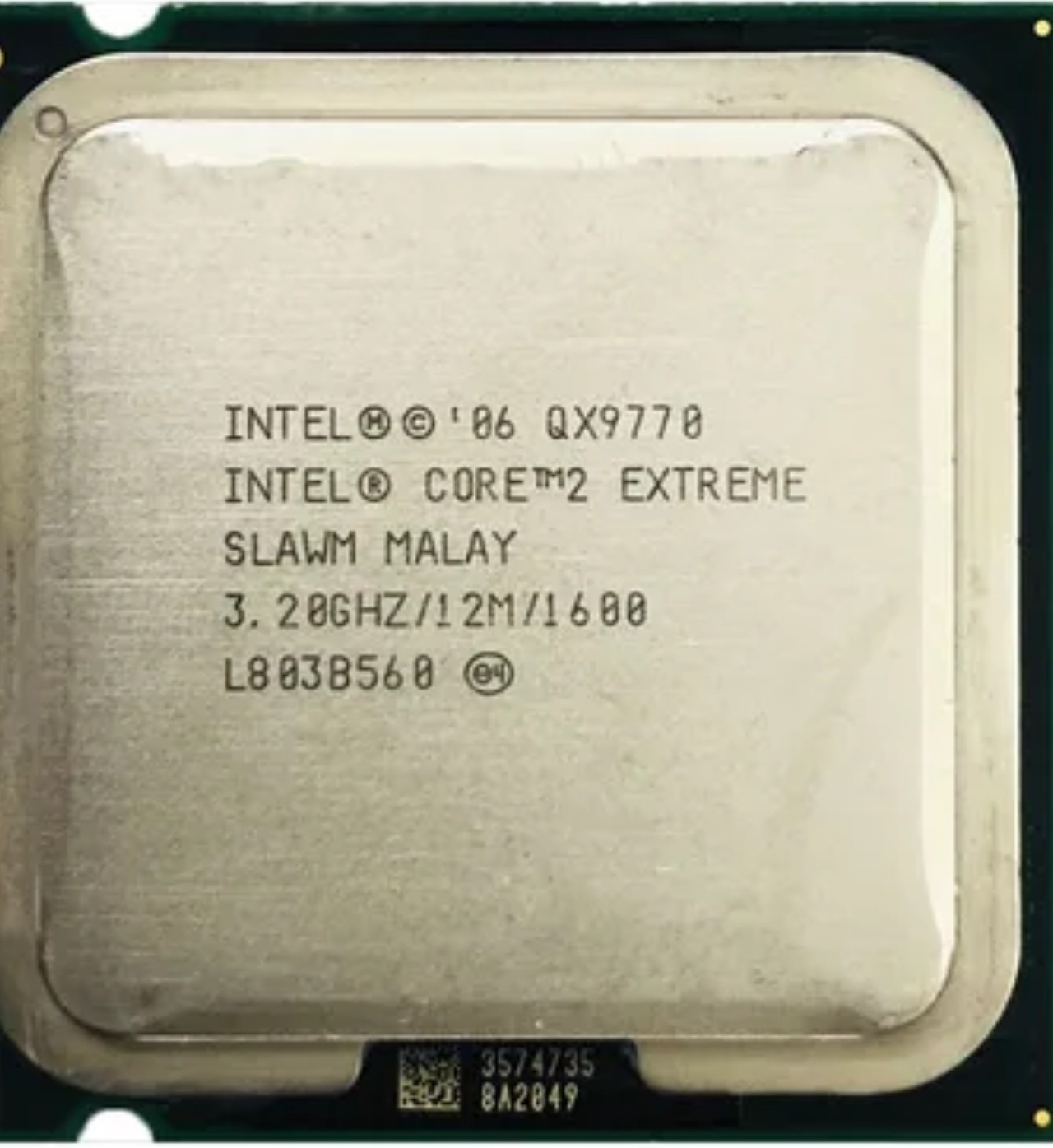 Intel Core 2 Extreme QX9770 3.2 GHz Quad-Core CPU Processor 136W 