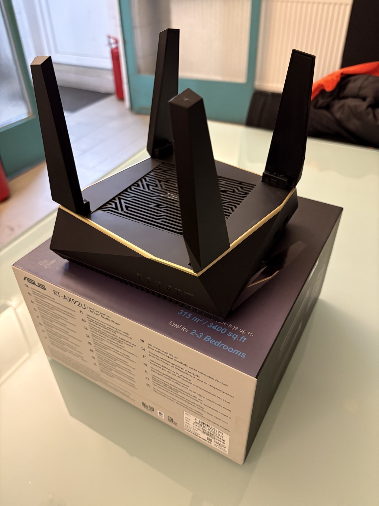 Asus RT-AX92U Tri-Band WiFi 6 (ax) router - HardverApró