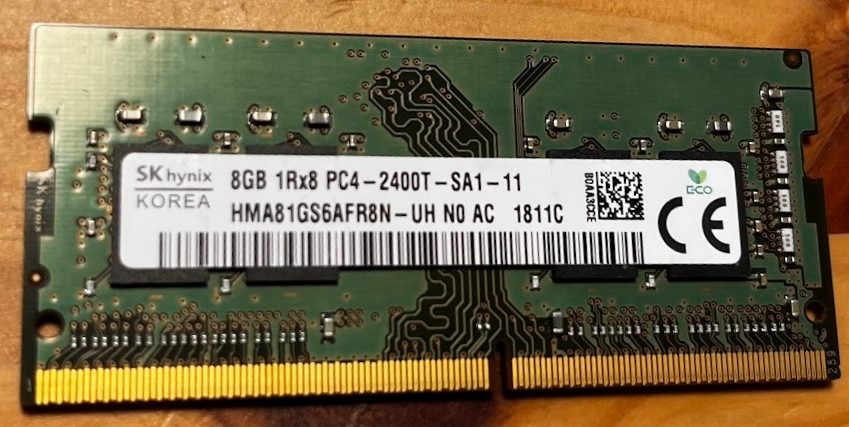 MICRON 32 GB (2X16GB) 2RX8 PC4-2666V-SE1-11 notebook / Mini PC