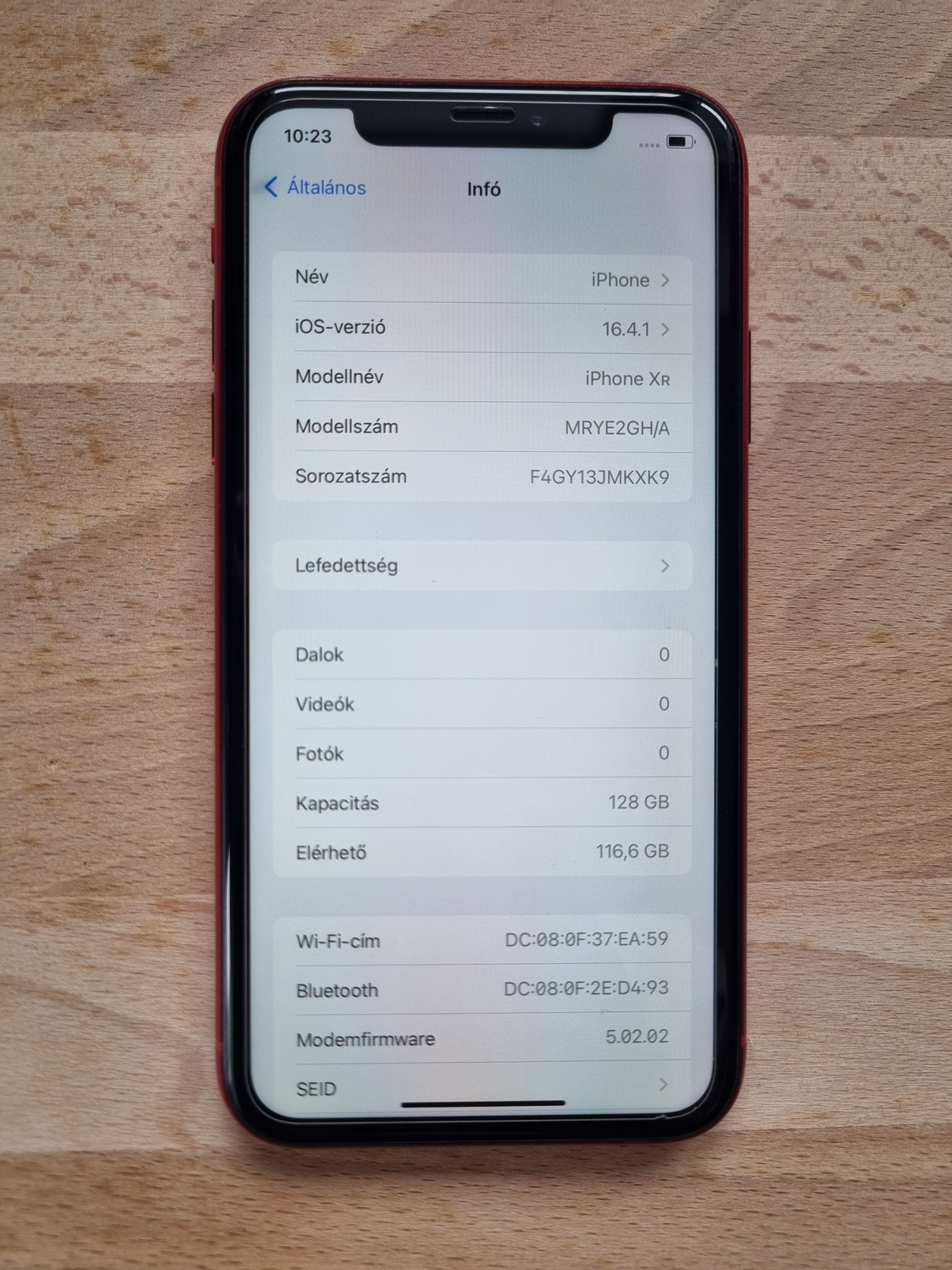 Ios Xs Red Apple IPhone XR Product Red 128GB 91% akku IOS 16.4 - HardverApró