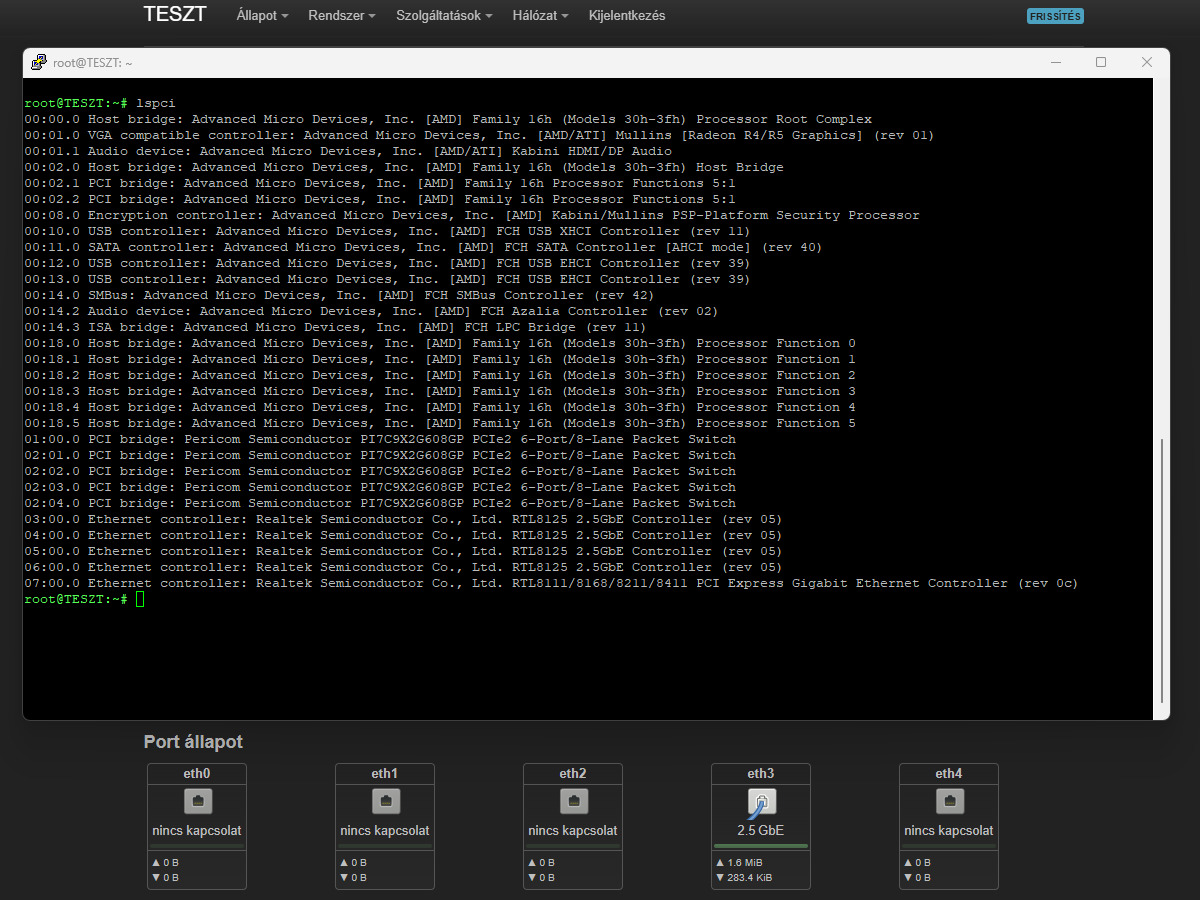 Fujitsu Futro S920 pc alapú router - 4x 2,5Gbps + 1x 1Gbps - HardverApró