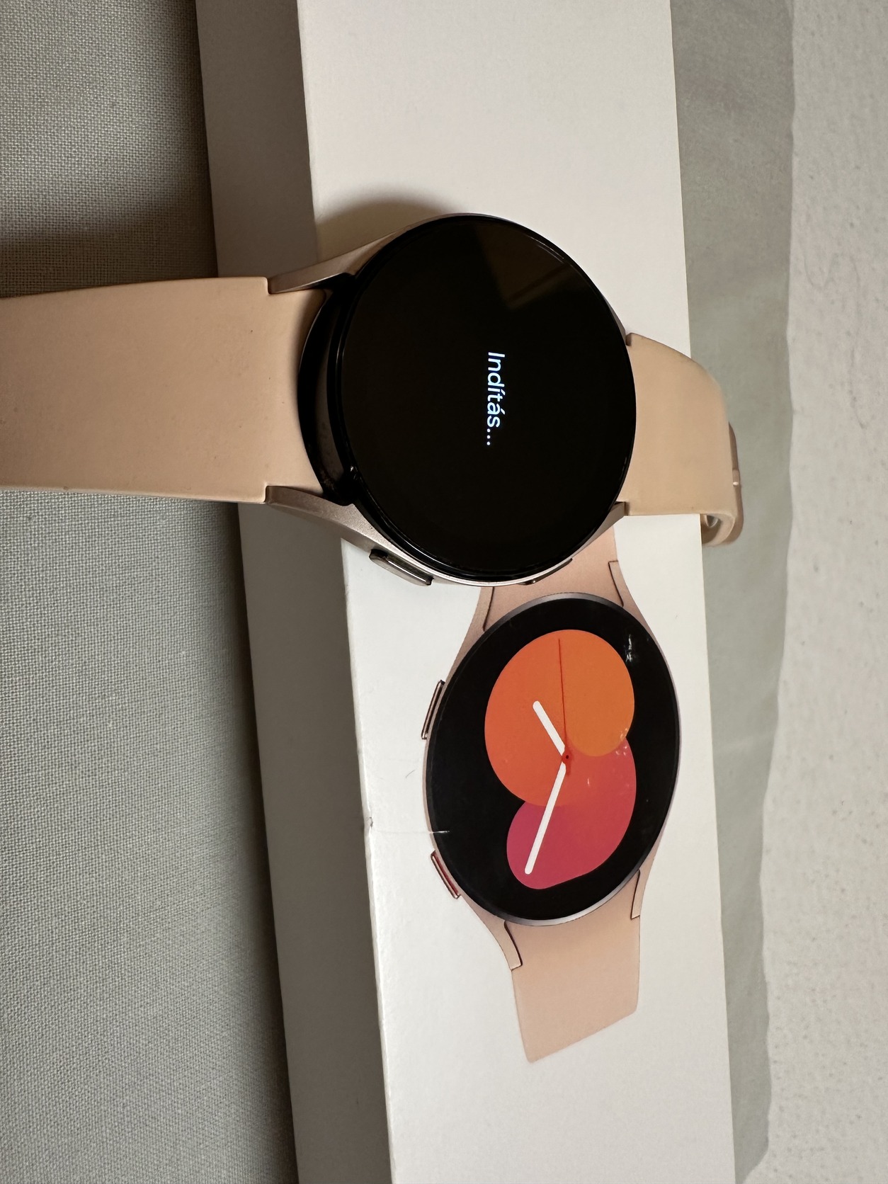 Sm R900 Smartwatch Samsung Galaxy Watch 5 - 44mm Pink gold - SM-R900 - HardverApró