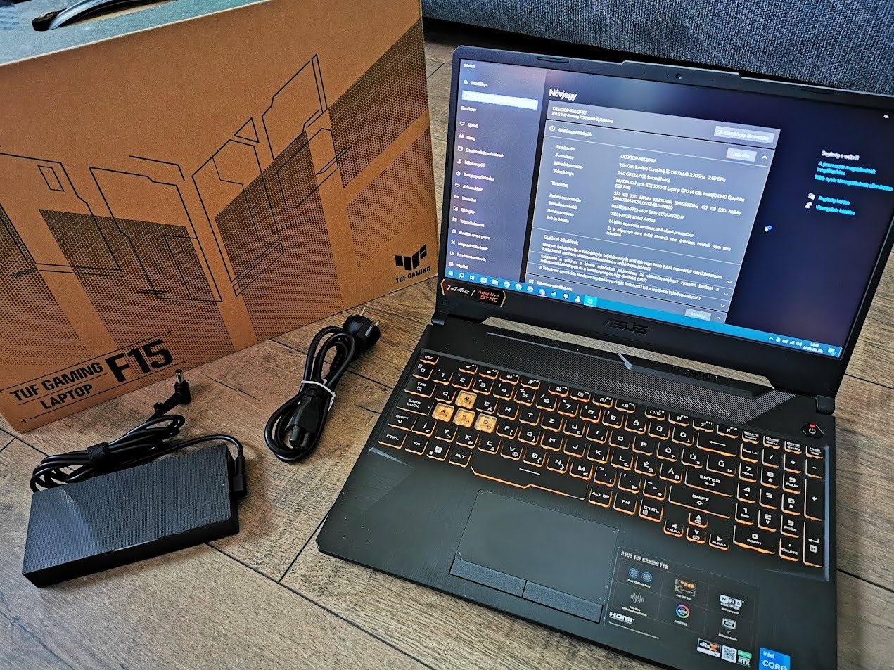 ASUS TUF Gaming 15 FX506HE FullHD 144Hz - i5-11400HE - RTX 3050 Ti ...