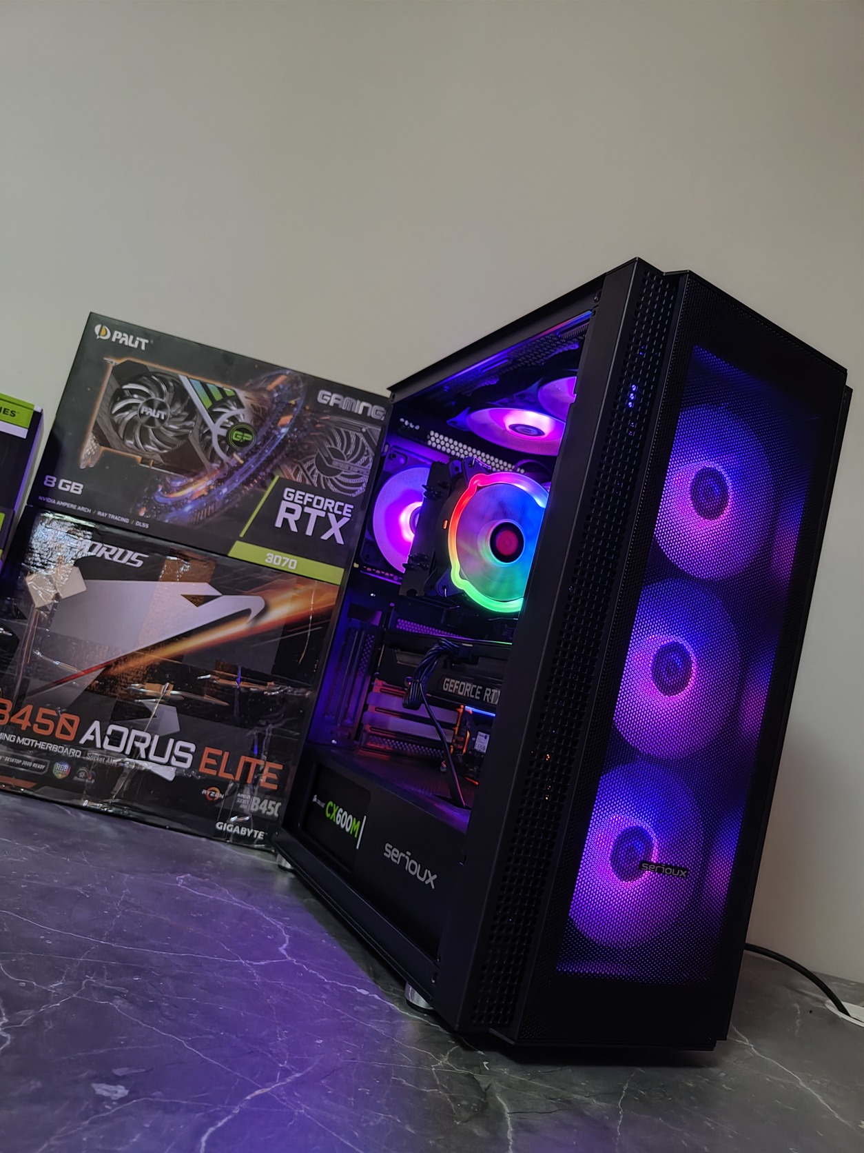 CS2 GAMER PC! AMD Ryzen 7 5700X / RTX 3070 8GB / 16GB 3200Mhz