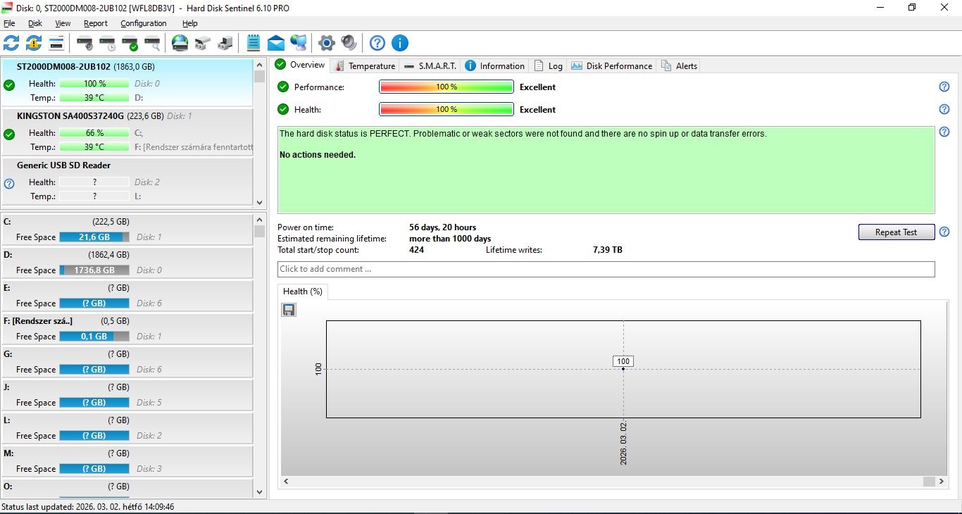 Hibátlan Seagate Barracuda 3.5