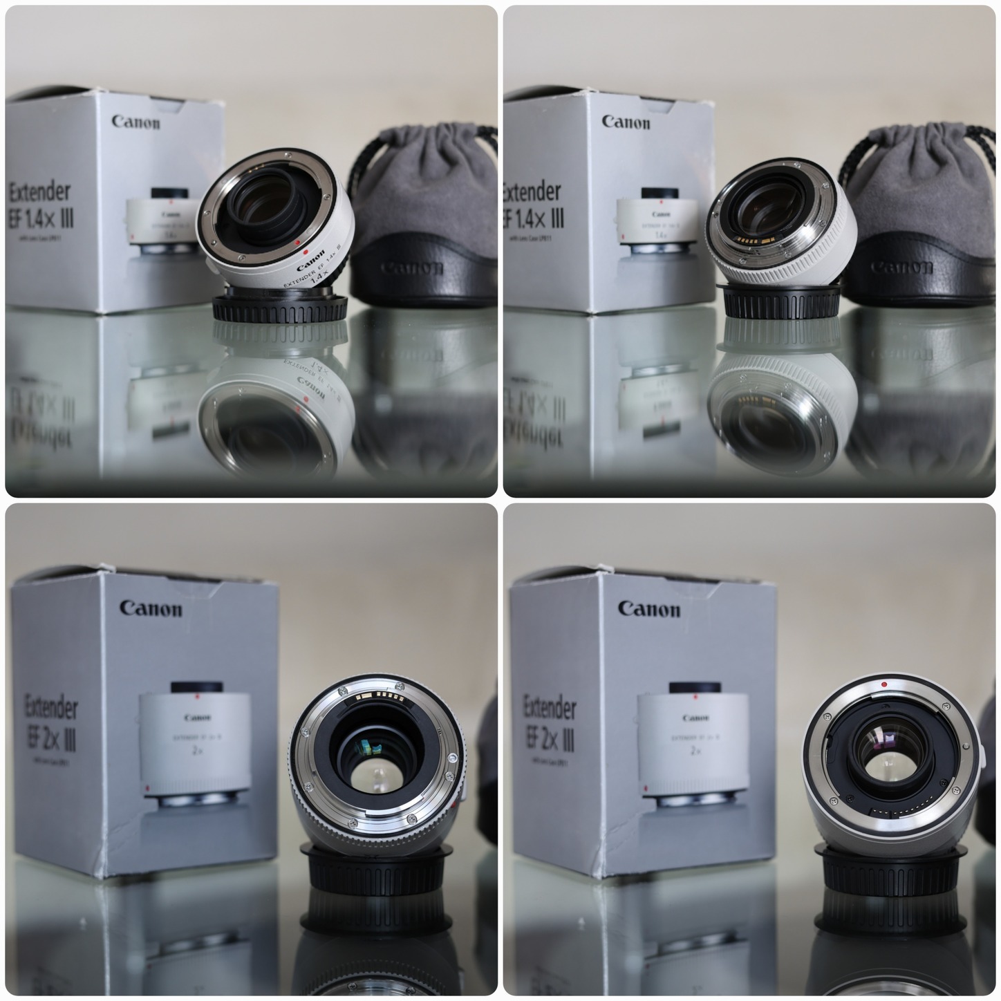 Convertitore Canon Extender EF 1.4x III – Per Obiettivi Canon EF, Moltiplica La Focale Di 1.4x, Costruzione 3 Gruppi/7 Elementi, Peso 225g, Con Parapolvere E Coperchietto