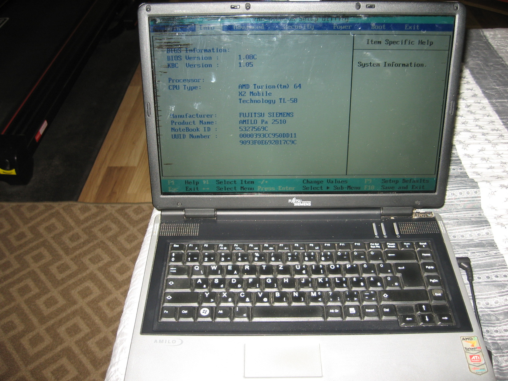Fujitsu-Siemens Amilo Pa 2510 eladó! - HardverApró