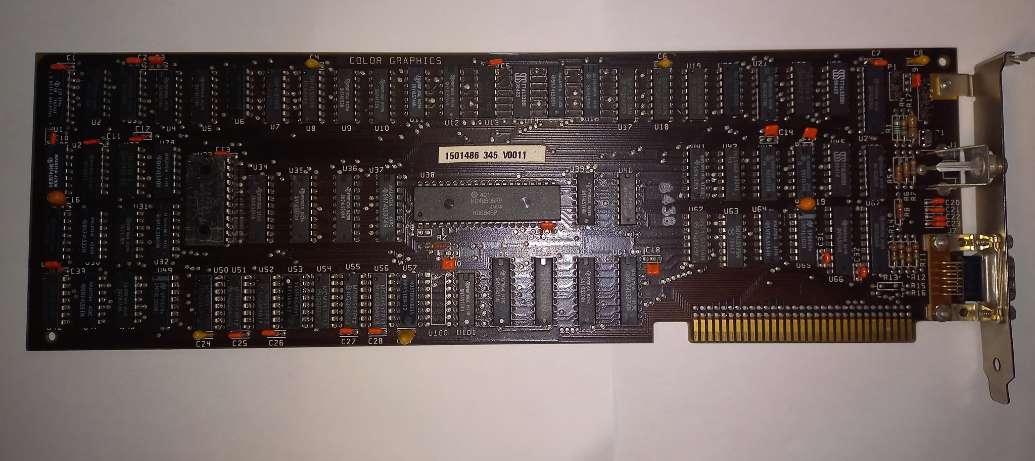 IBM XT ISA 8 Bit színes grafikus kártya - HardverApró