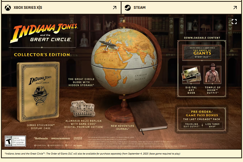 Indiana Jones and the Great Circle: Collector's Edition bontatlan ...